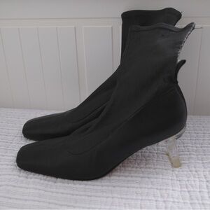 Miista Darja Black Leather Stretch Boots